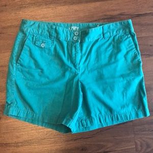 Green 6” Loft shorts